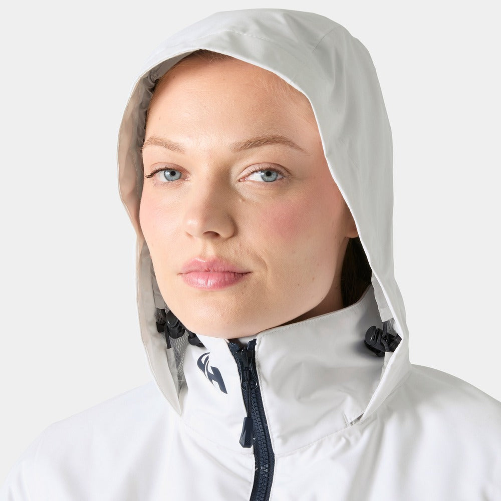 Helly Hansen Women’s Crew Hooded Midlayer Jacket 2.0 - White
