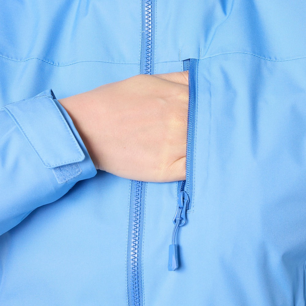 Helly Hansen Women’s Crew Hooded Midlayer Jacket 2.0 - Skagen Blue