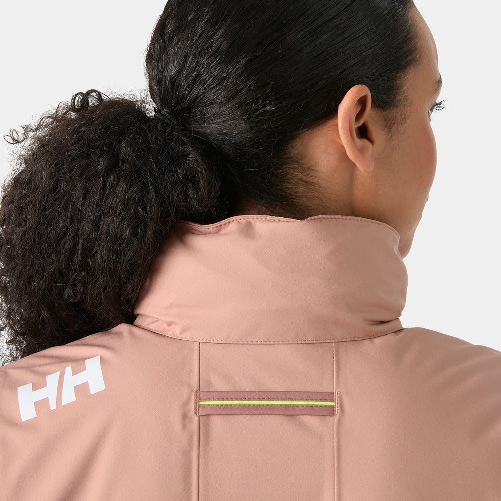 Helly Hansen Women’s Crew Hooded Midlayer Jacket 2.0 - Mocha Mousse