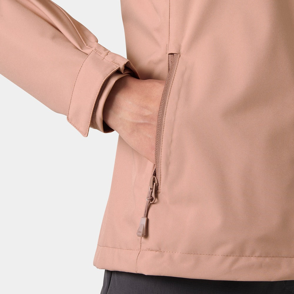 Helly Hansen Women’s Crew Hooded Midlayer Jacket 2.0 - Mocha Mousse