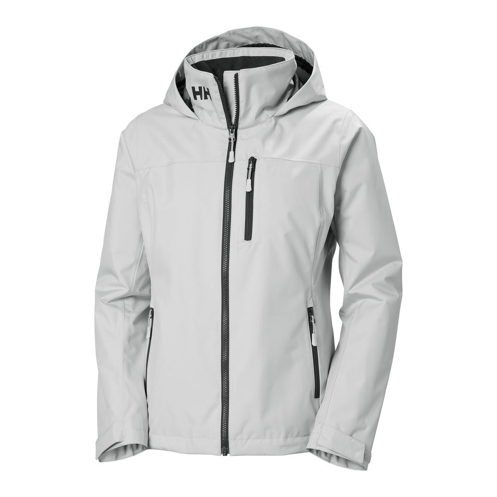 Helly Hansen Women’s Crew Hooded Midlayer Jacket 2.0 - Grey Fog
