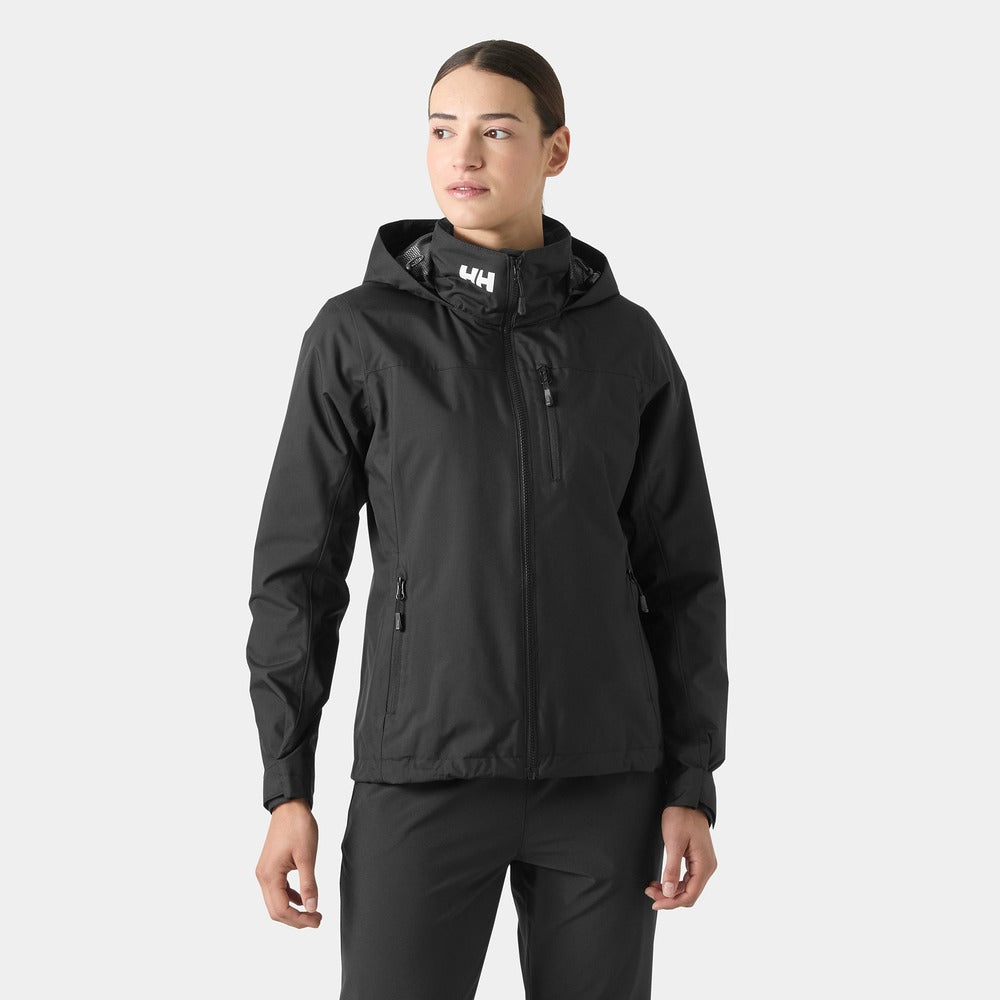 Helly Hansen Women’s Crew Hooded Midlayer Jacket 2.0 - Black