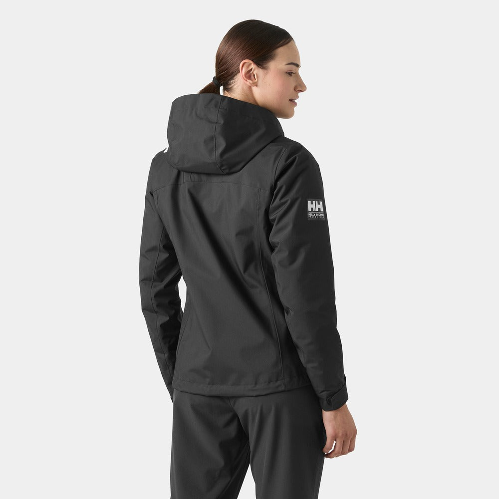 Helly Hansen Women’s Crew Hooded Midlayer Jacket 2.0 - Black