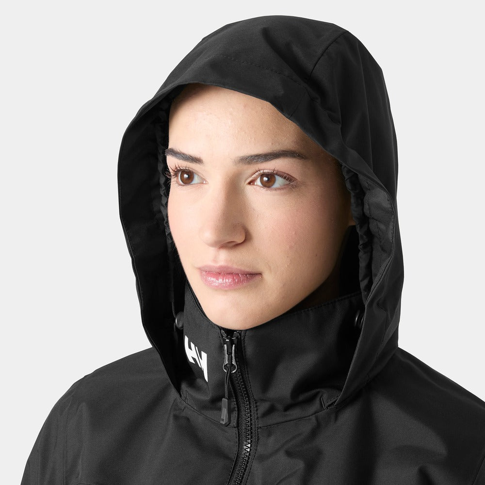 Helly Hansen Women’s Crew Hooded Jacket 2.0 - Black