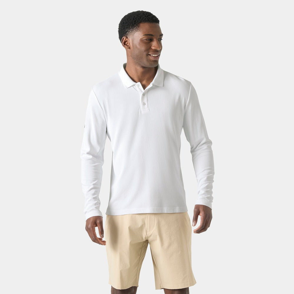 Helly Hansen Men's Crewline LS Polo - White