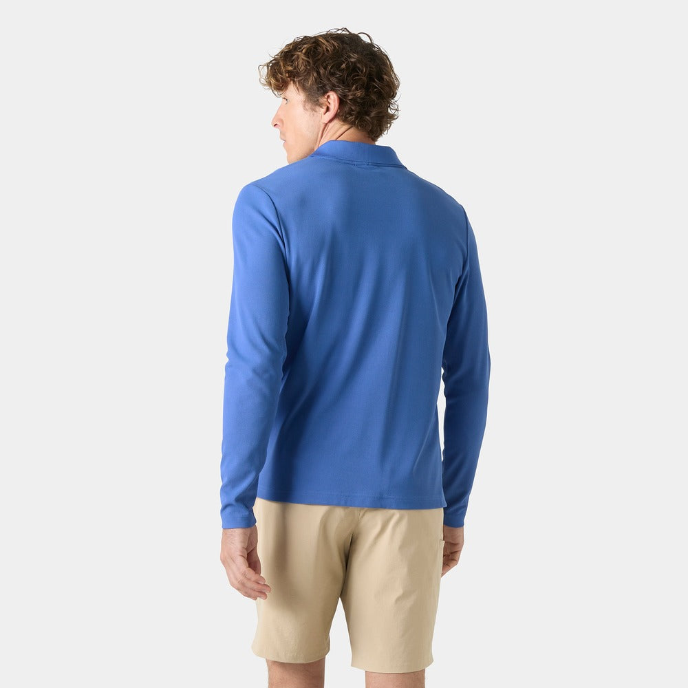 Helly Hansen Men's Crewline LS Polo - Regatta Blue