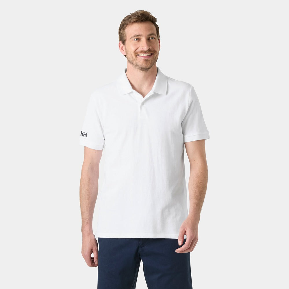 Helly Hansen Men's Crew Polo Pique - White