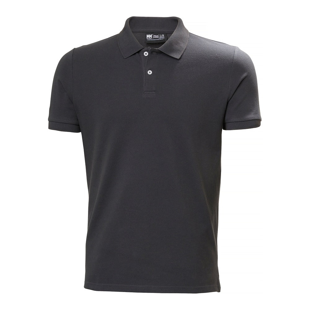 Helly Hansen Men's Crew Polo Pique - Ebony
