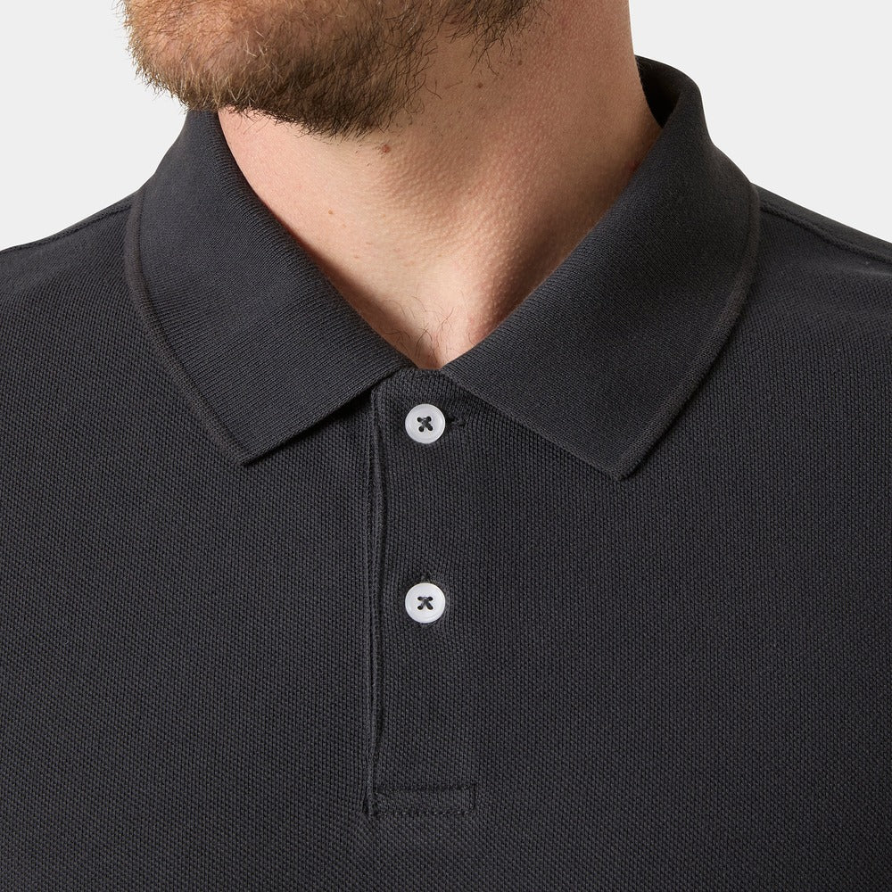 Helly Hansen Men's Crew Polo Pique - Ebony