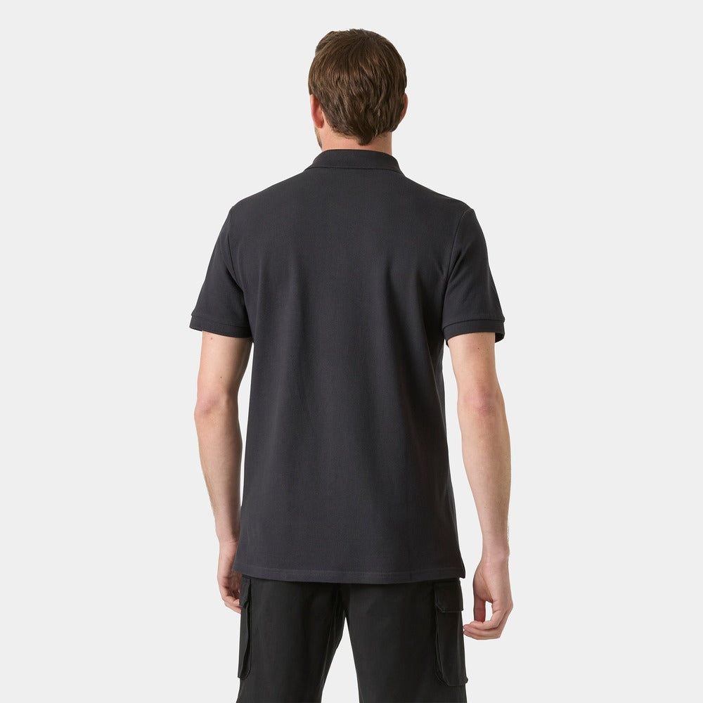 Helly Hansen Men's Crew Polo Pique - Ebony