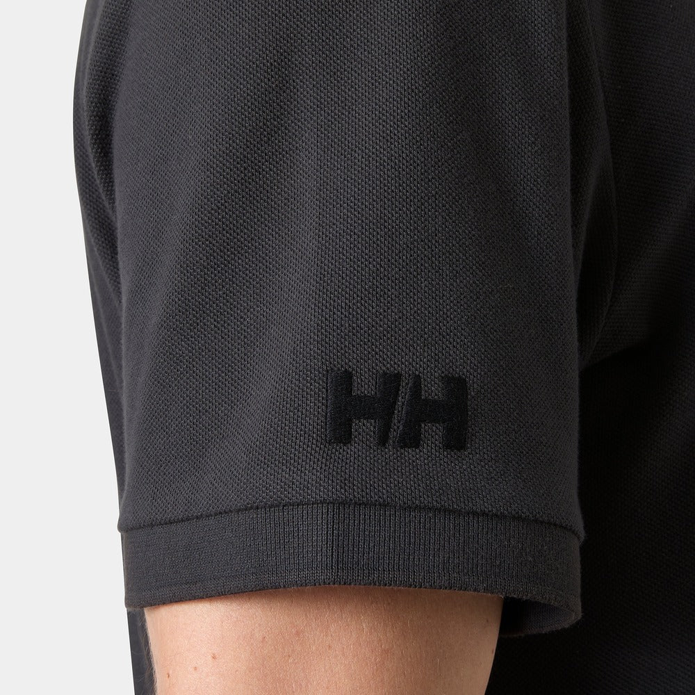 Helly Hansen Men's Crew Polo Pique - Ebony