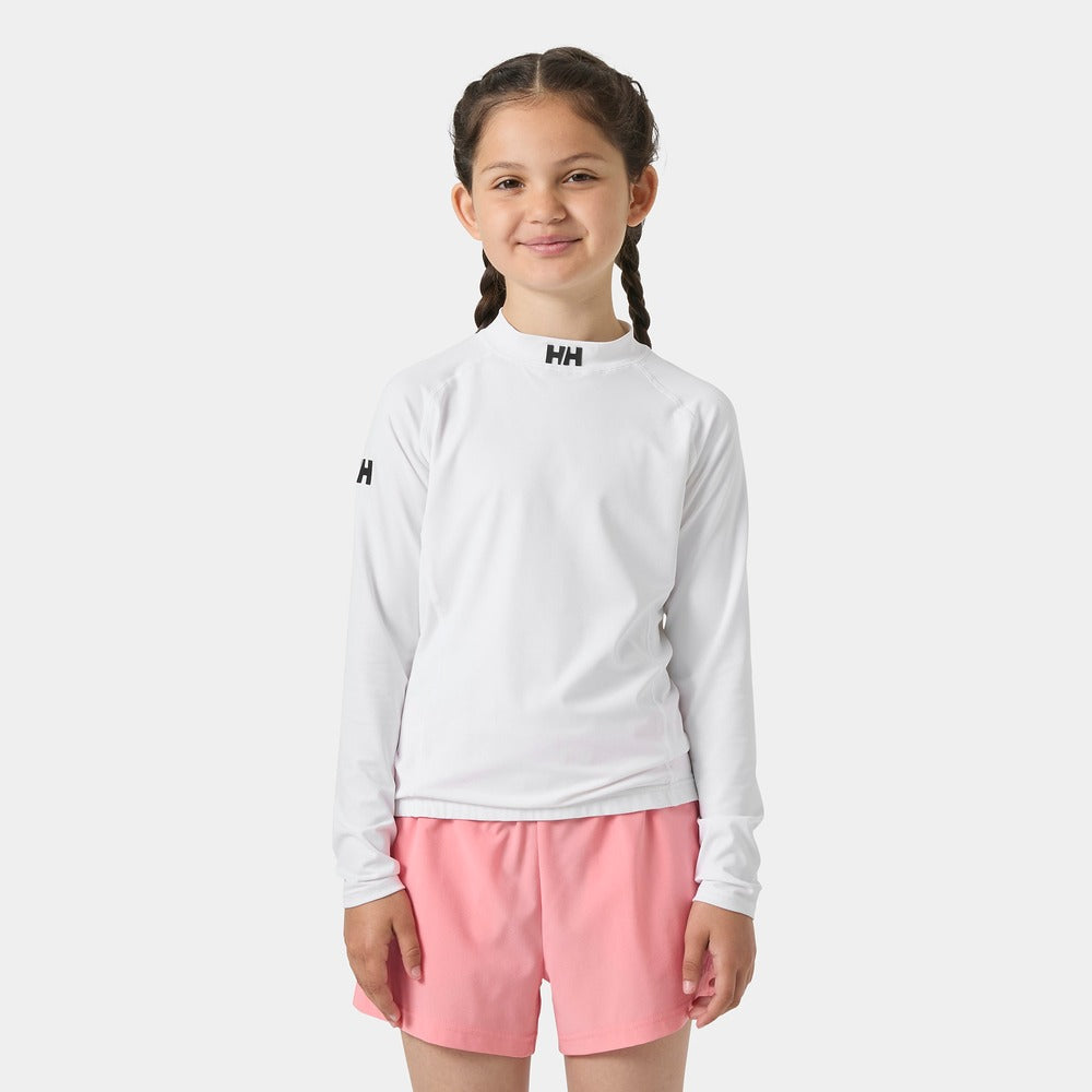 Helly Hansen Juniors' Waterwear Rashguard - White