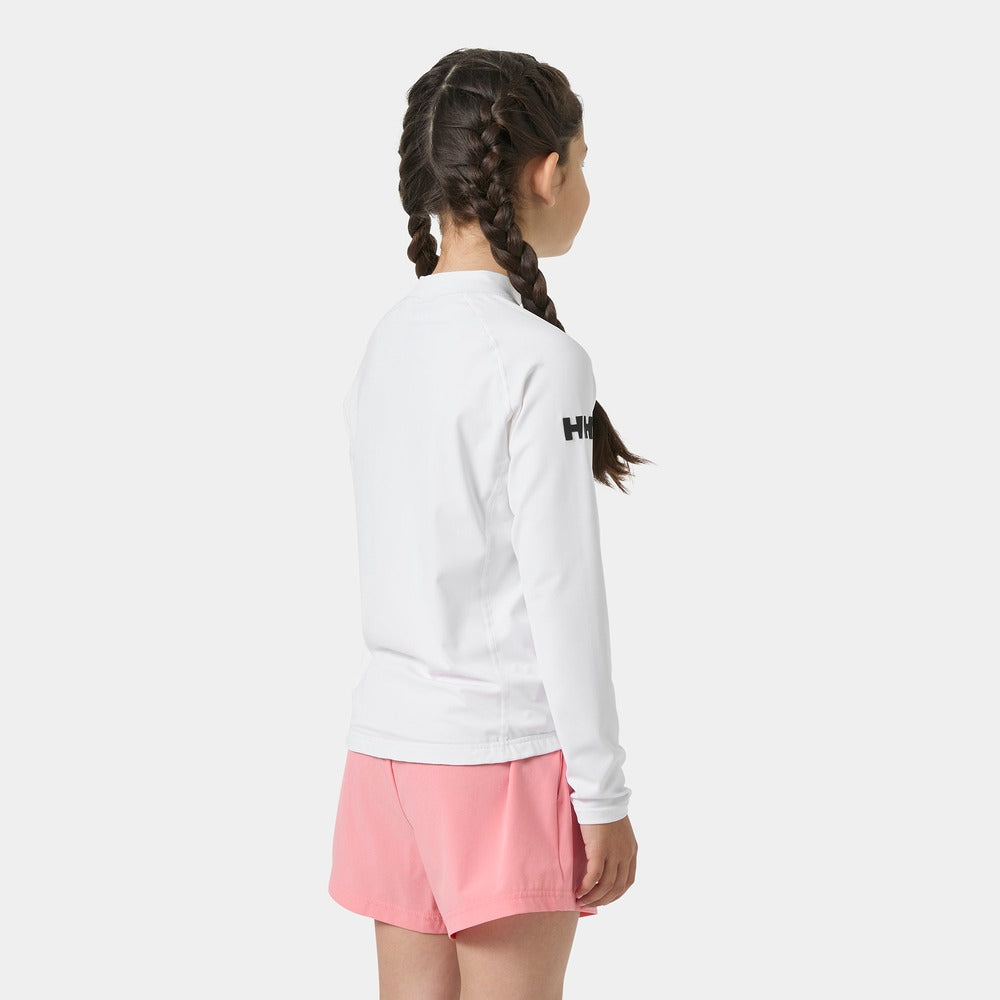 Helly Hansen Juniors' Waterwear Rashguard - White