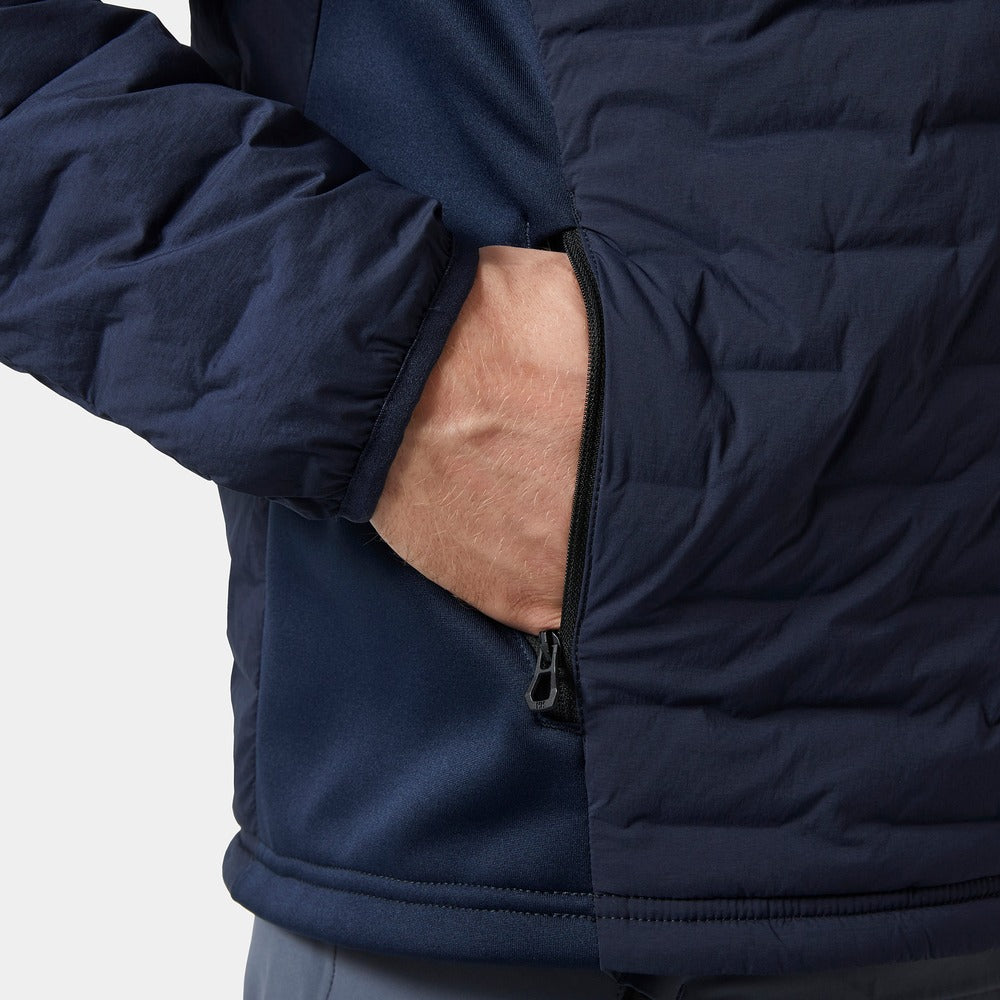 Helly Hansen Men's HP Hybrid Stretch Hooded Insulator - Navy