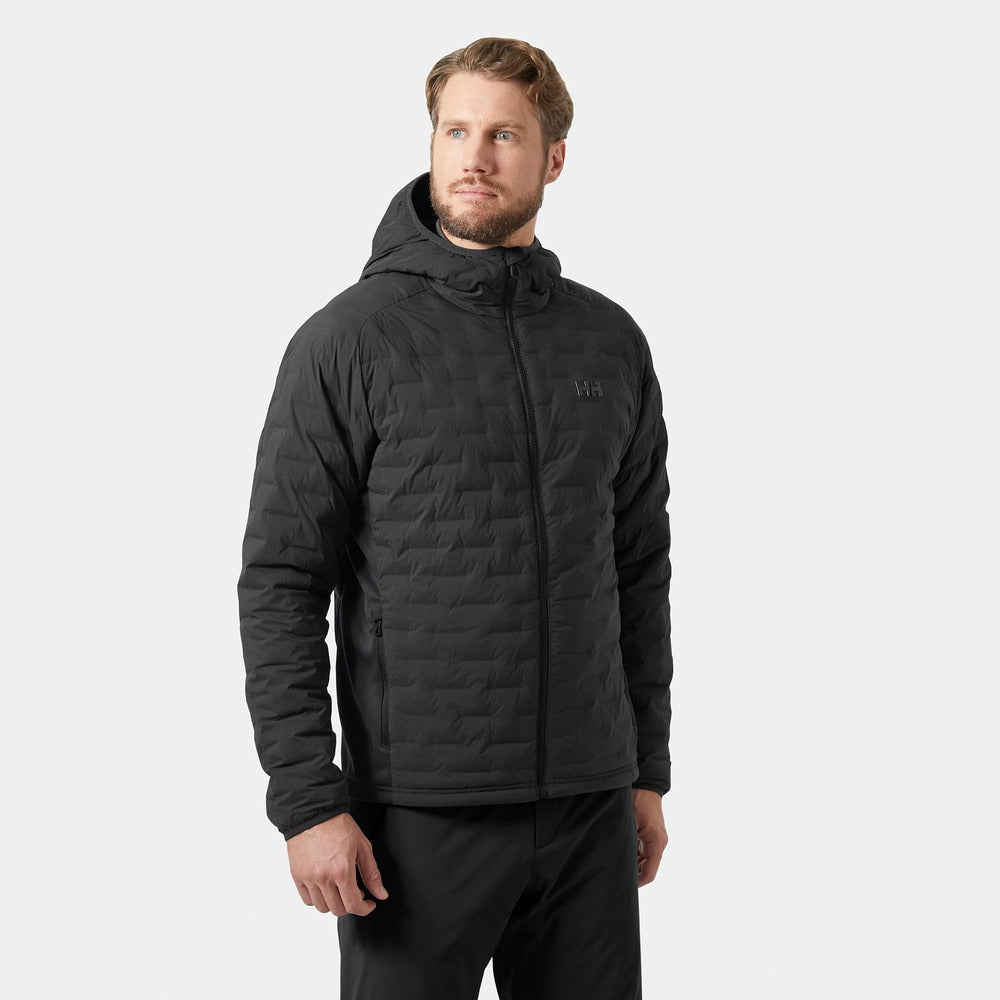 Helly Hansen Men's HP Hybrid Stretch Hooded Insulator - Ebony