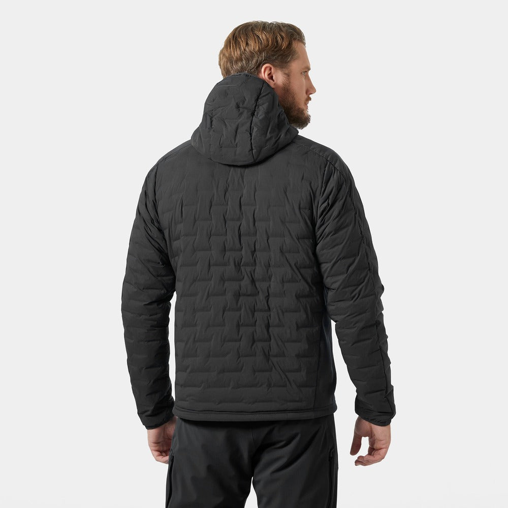 Helly Hansen Men's HP Hybrid Stretch Hooded Insulator - Ebony