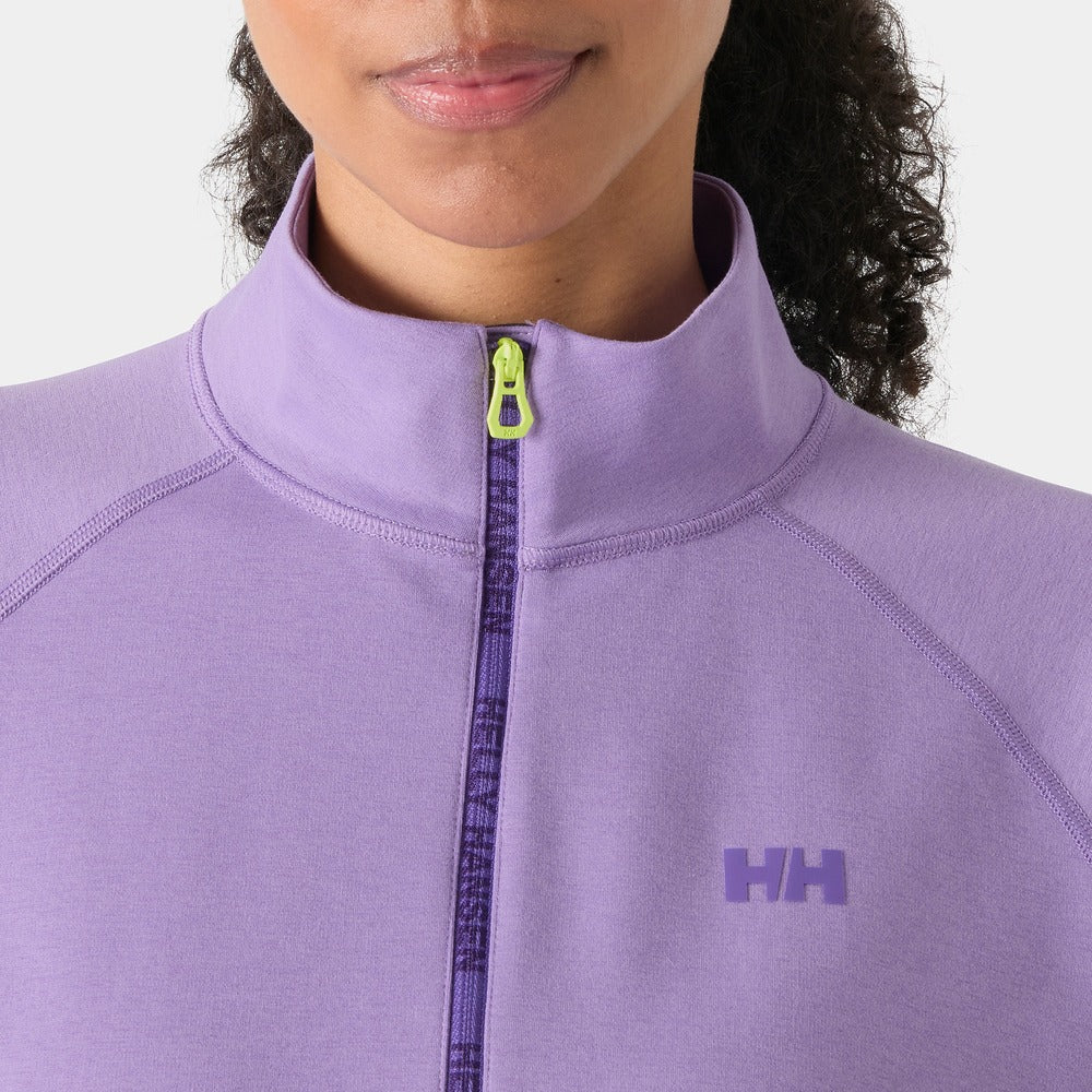 Helly Hansen Women's HP Lite Ocean 1/2 Zip - Foil Purple Melange