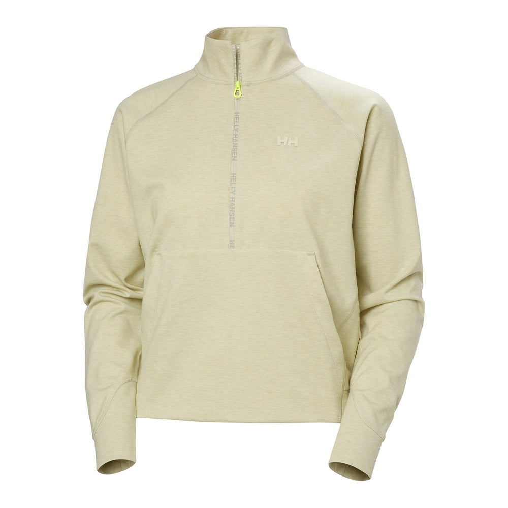 Helly Hansen Women's HP Lite Ocean 1/2 Zip - Khaki Salt