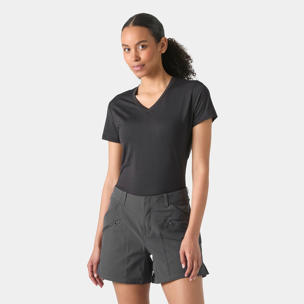 Helly Hansen Women's HP Ocean V T-Shirt - Black