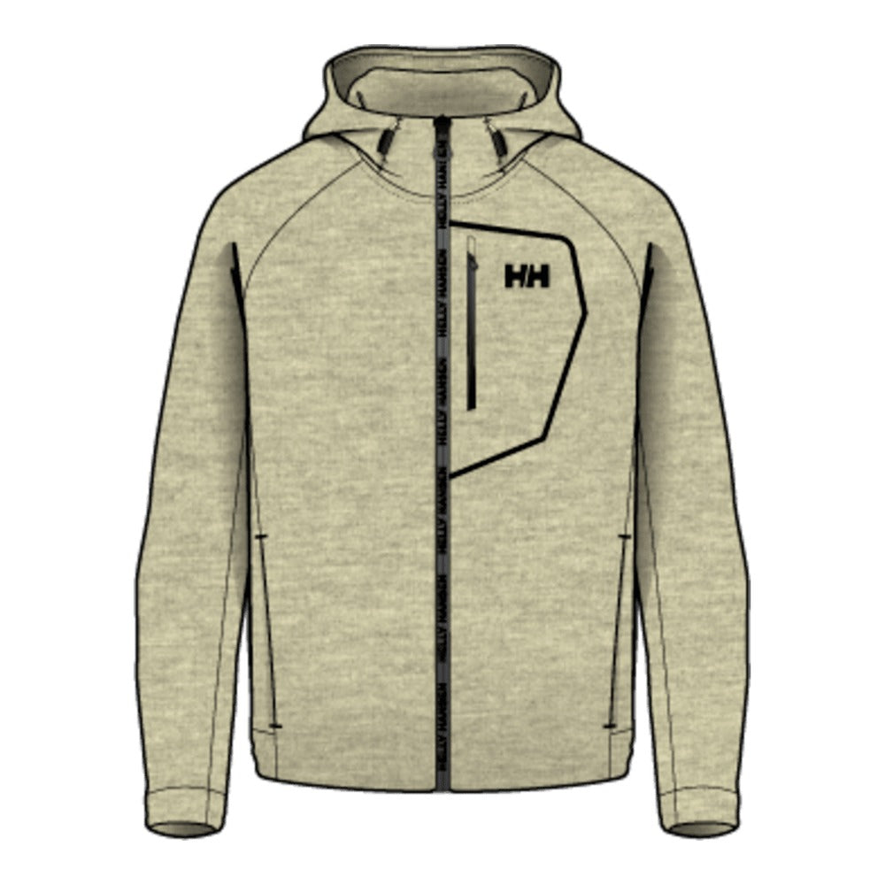 Helly Hansen Men's HP Lite Ocean Hooded Jacket - Khaki Salt