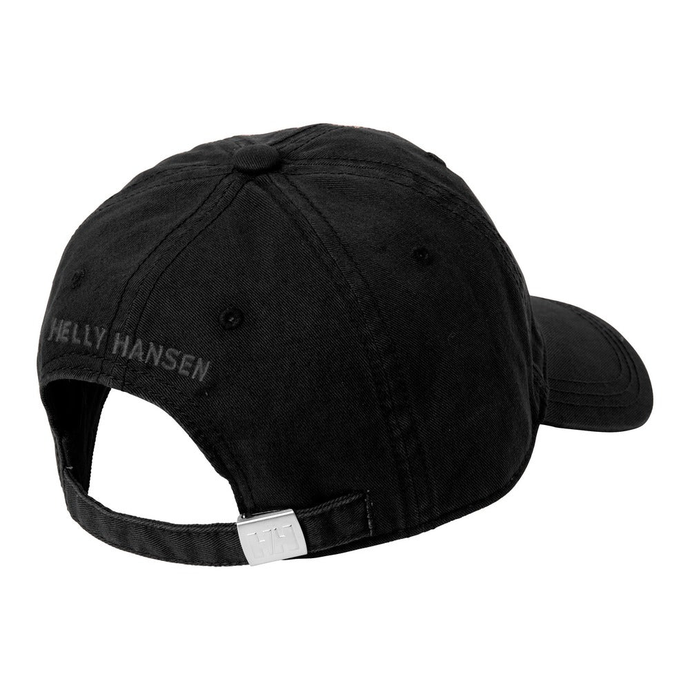 Helly Hansen Unisex Logo Cotton Cap - Black