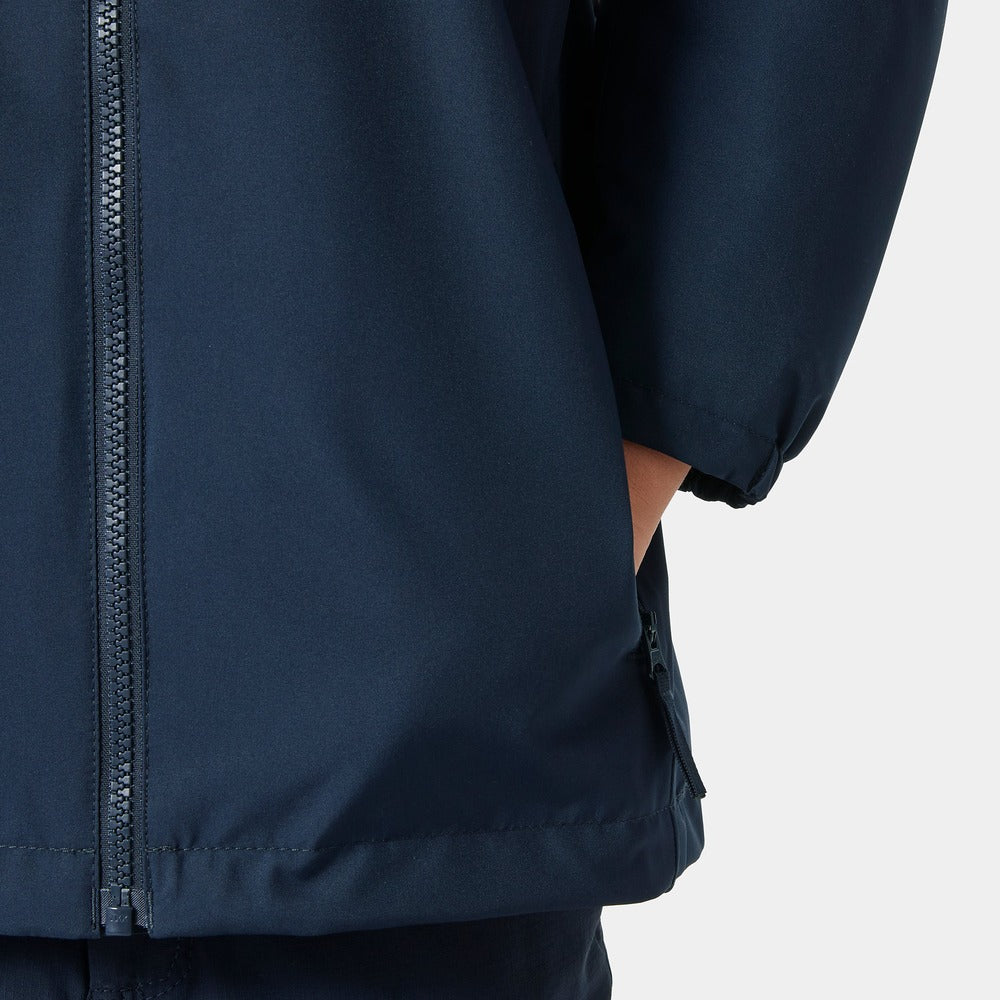 Helly Hansen Juniors' Crew Hooded Midlayer Jacket 2.0 - Navy