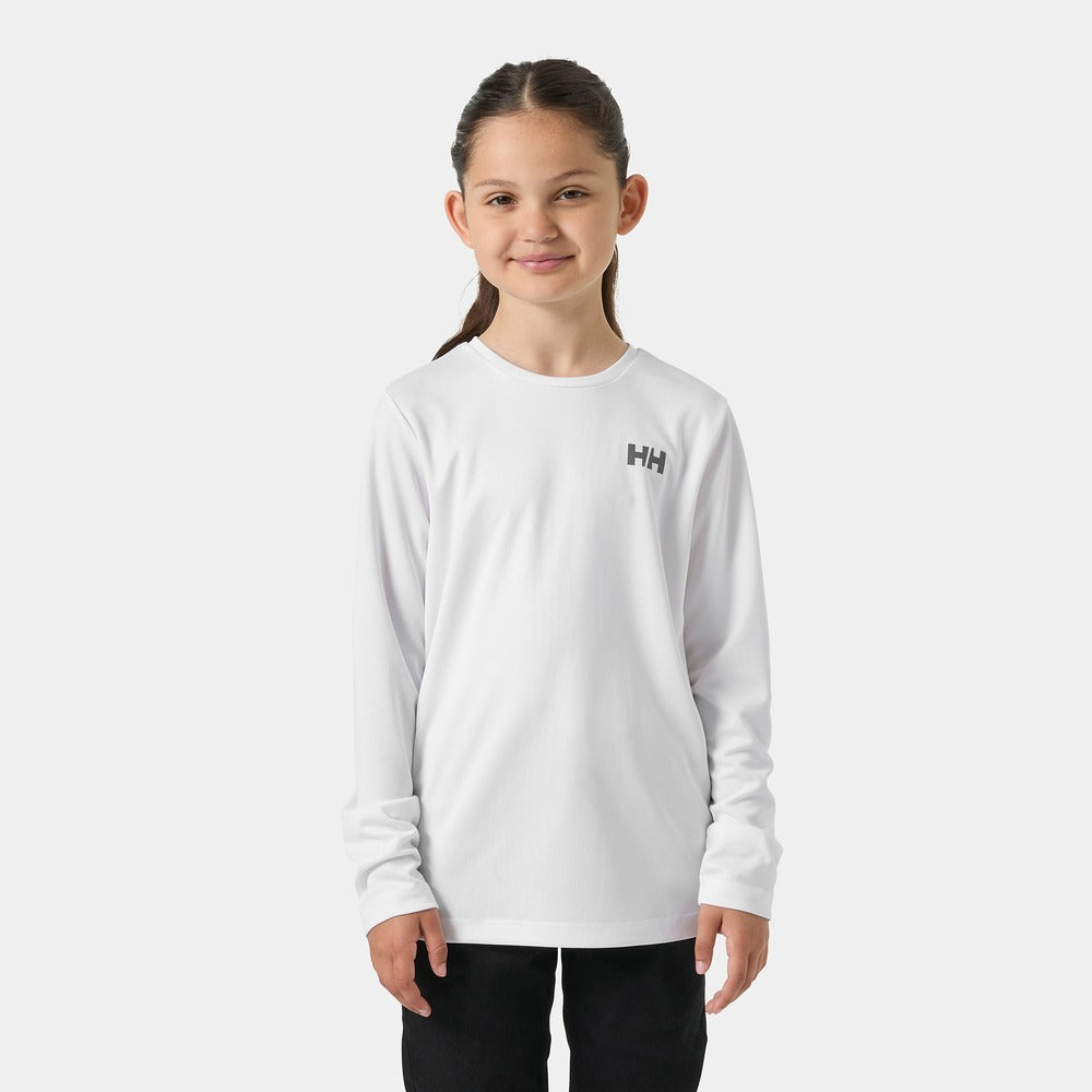 Helly Hansen Juniors' HH Tech Long Sleeve Crew - White