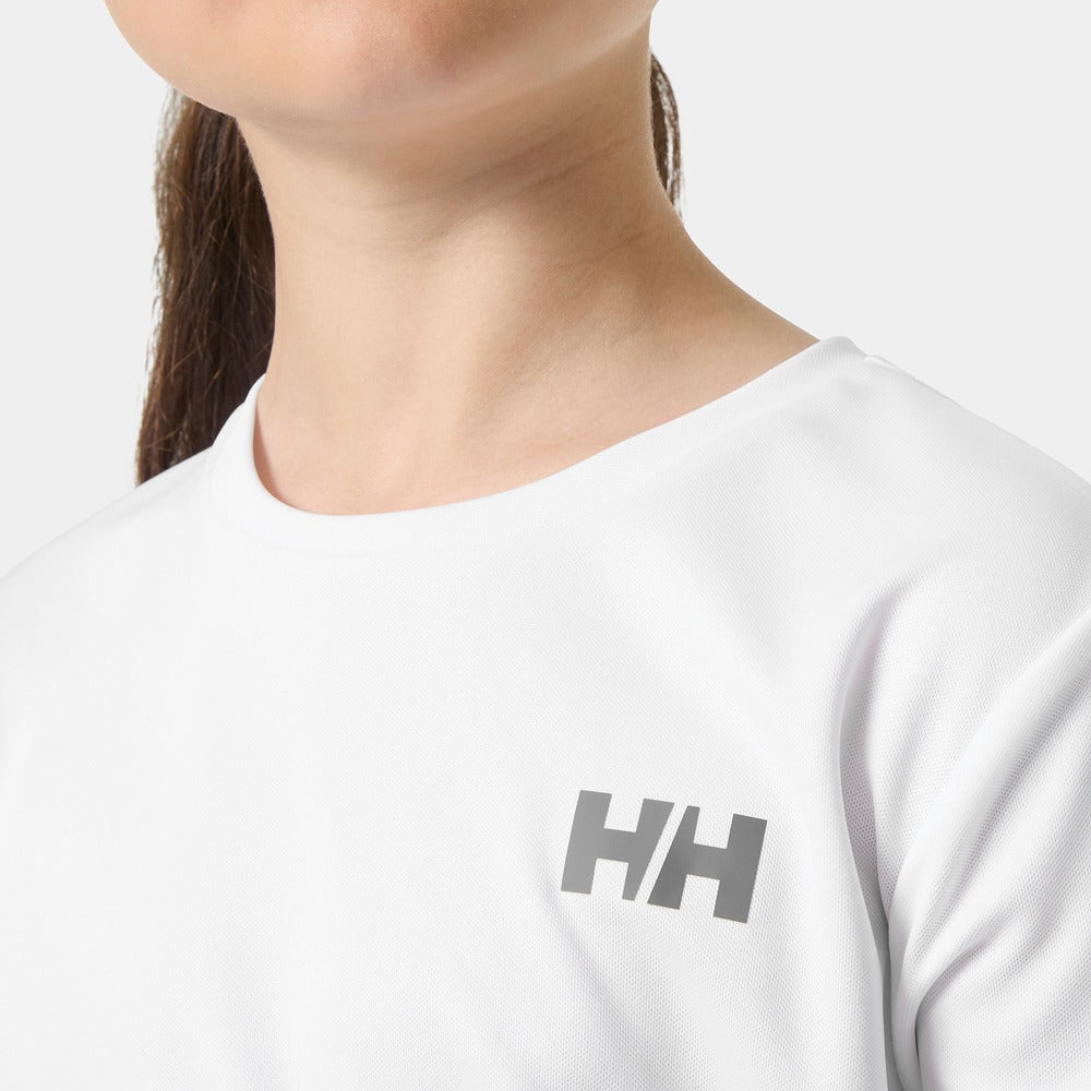 Helly Hansen Juniors' HH Tech Long Sleeve Crew - White