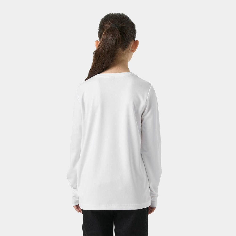 Helly Hansen Juniors' HH Tech Long Sleeve Crew - White