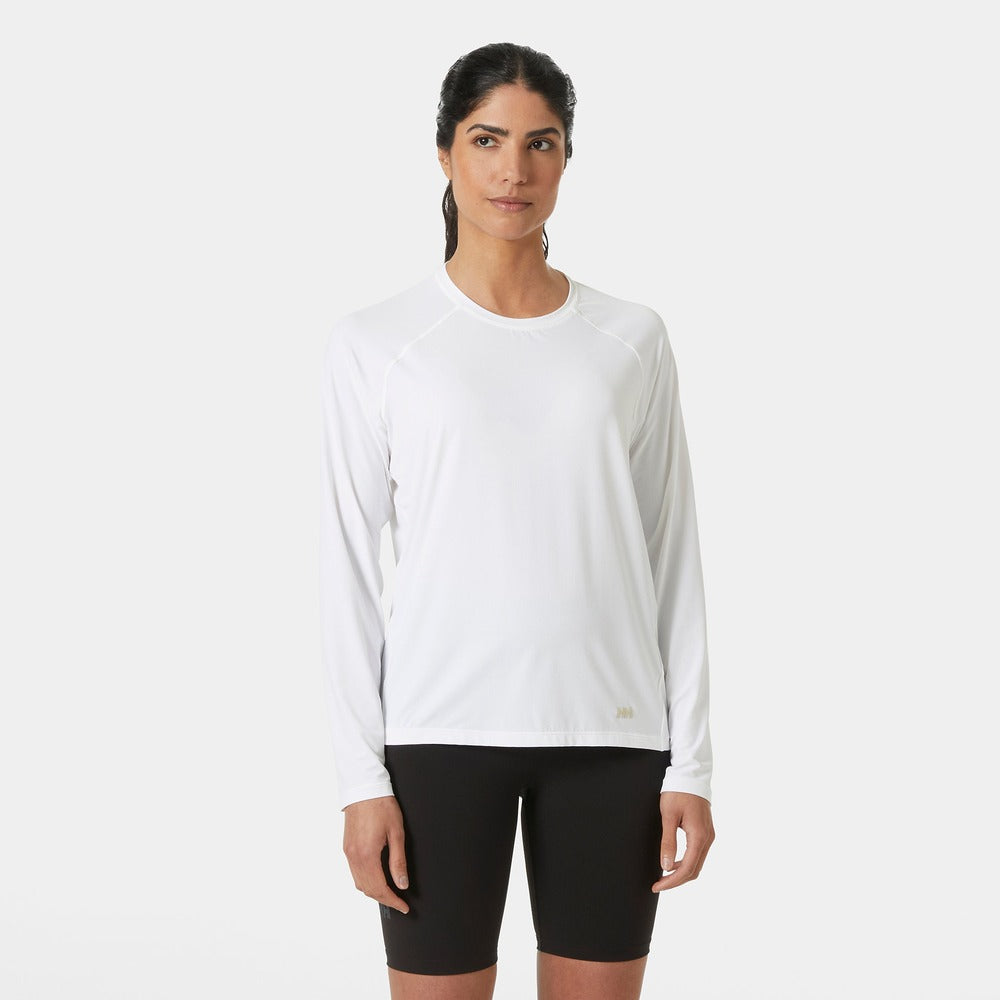 Helly Hansen Women's Shine Long Sleeve Crew - White