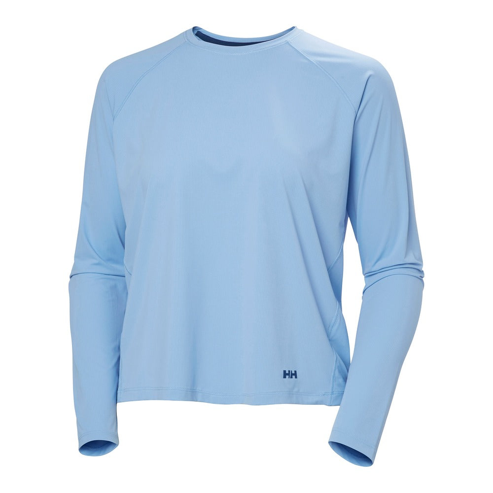 Helly Hansen Women's Shine Long Sleeve Crew - Bright Blue