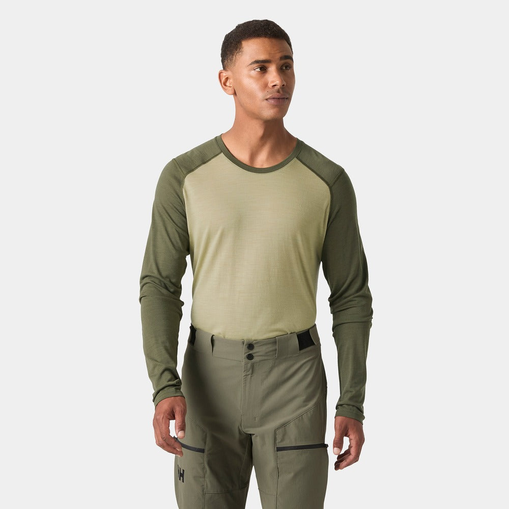 Helly Hansen Men’s HH Durawool Crew Long Sleeve - Light Lav