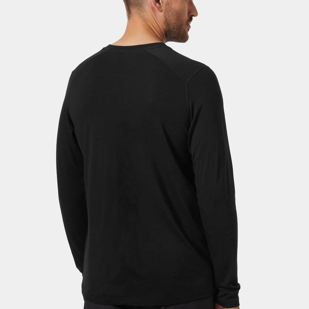 Helly Hansen Men’s HH Durawool Crew Long Sleeve - Black