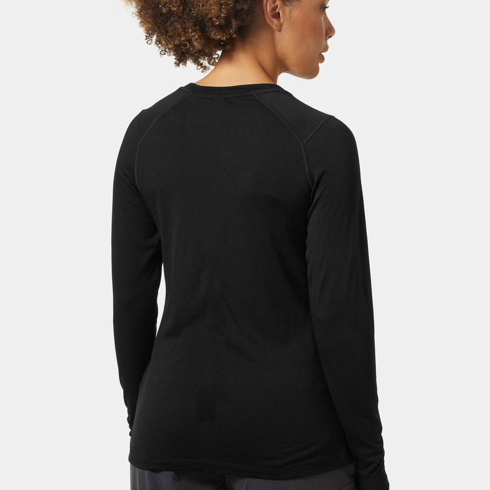 Helly Hansen Women’s HH Durawool Crew Long Sleeve - Black