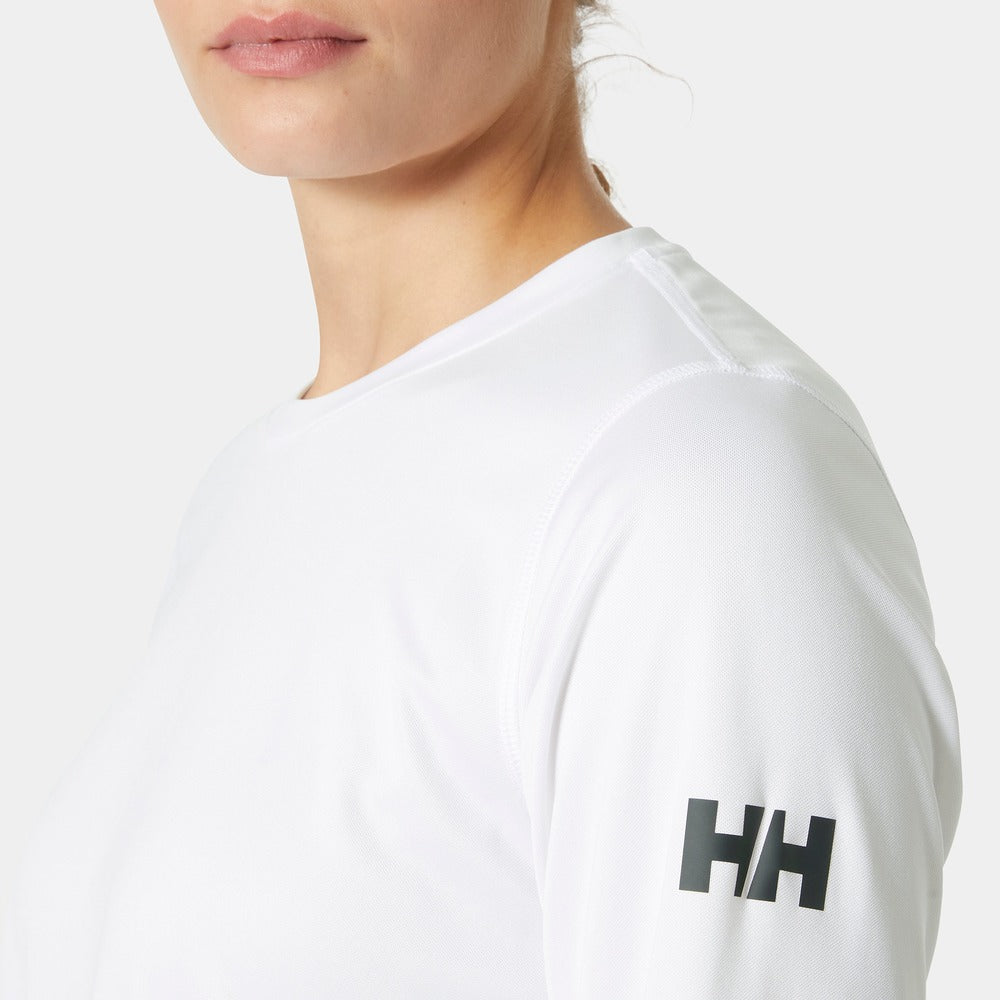 Helly Hansen Women's HH Tech Crew Long Sleeve 2.0 - White