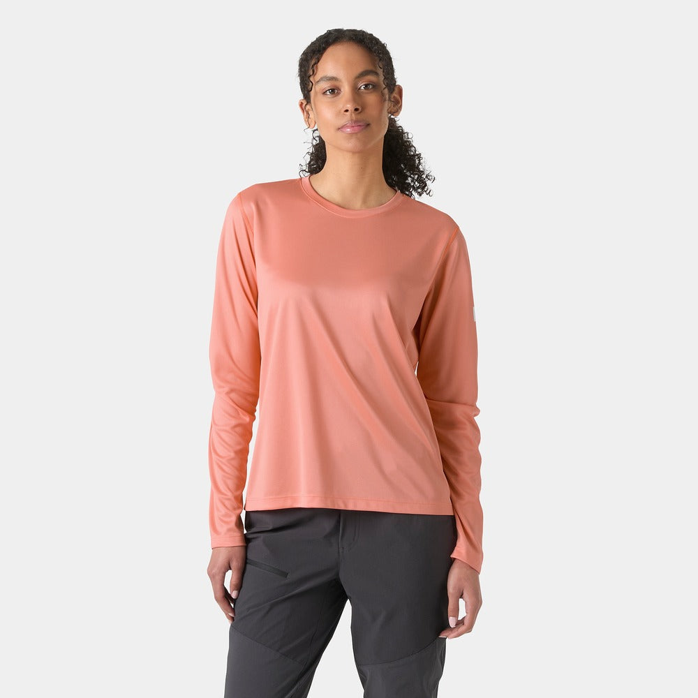 Helly Hansen Women's HH Tech Crew Long Sleeve 2.0 - Polly Peach