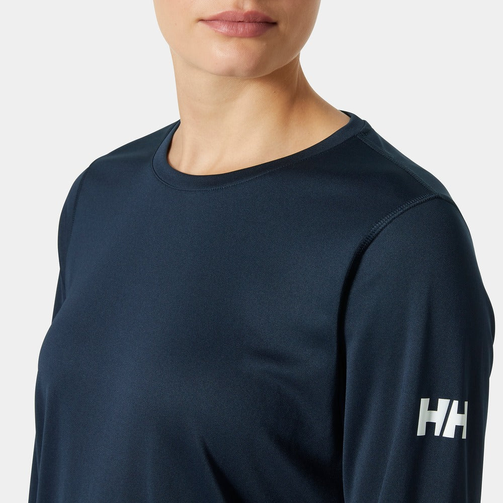 Helly Hansen Women's HH Tech Crew Long Sleeve 2.0 - Navy
