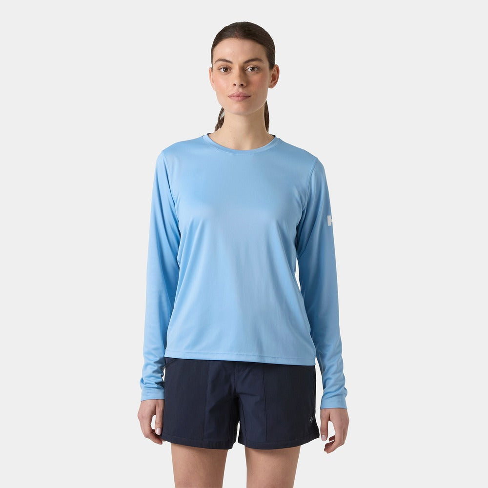 Helly Hansen Women's HH Tech Crew Long Sleeve 2.0 - Bright Blue