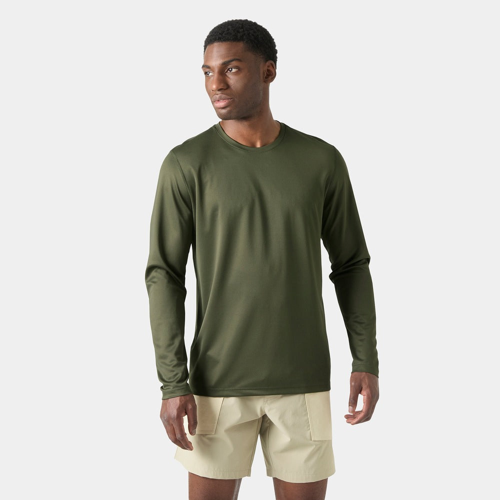 Helly Hansen Men's HH Tech Crew Long Sleeve 2.0 - Just Olive