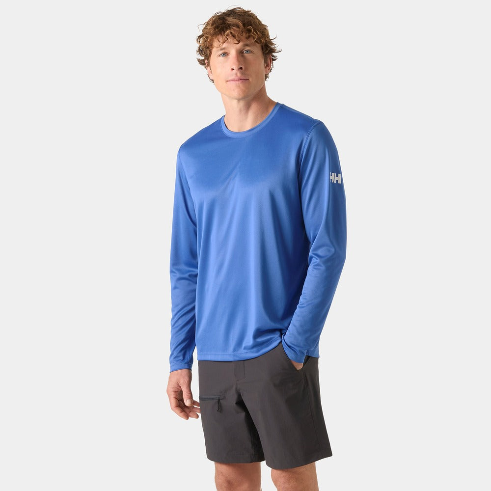 Helly Hansen Men's HH Tech Crew Long Sleeve 2.0 - Regatta Blue