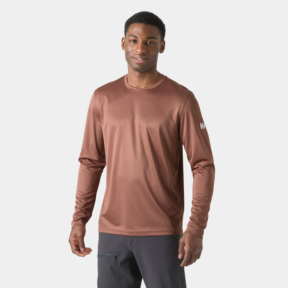 Helly Hansen Men's HH Tech Crew Long Sleeve 2.0 - Pastel Brick