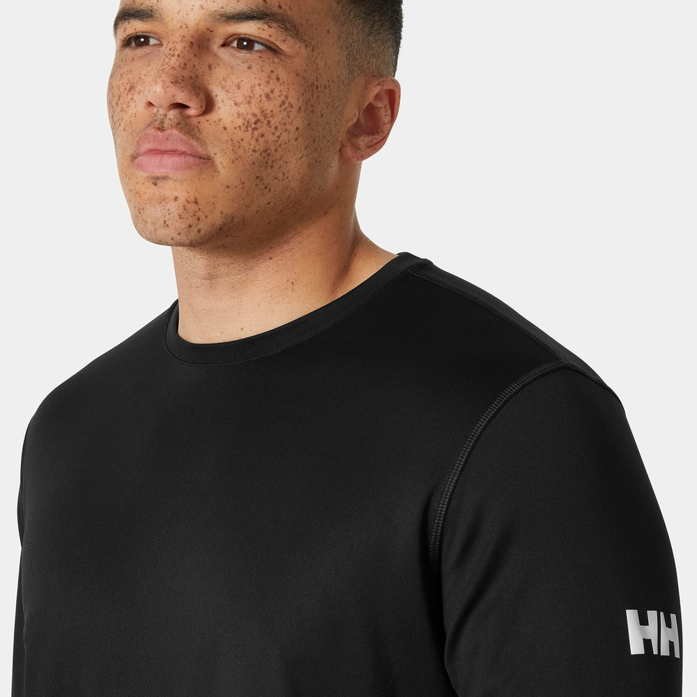 Helly Hansen Men's HH Tech Crew Long Sleeve 2.0 - Ebony