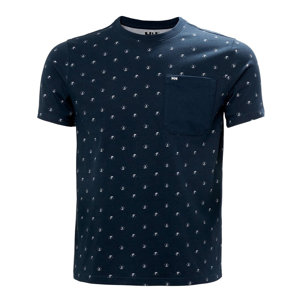 Helly Hansen Men's Hudson T-shirt - Navy Twin Sail Aop