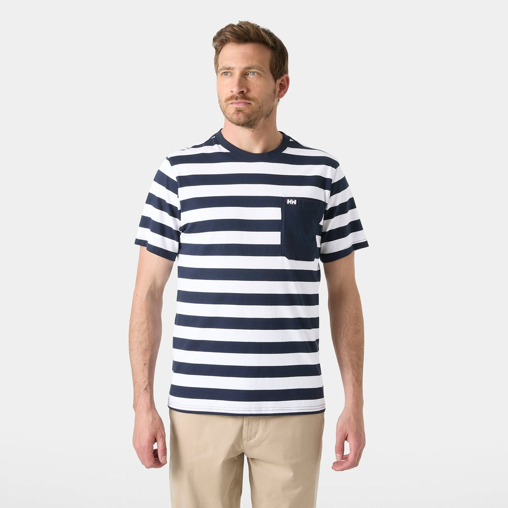 Helly Hansen Men's Hudson T-shirt - Navy Stripe