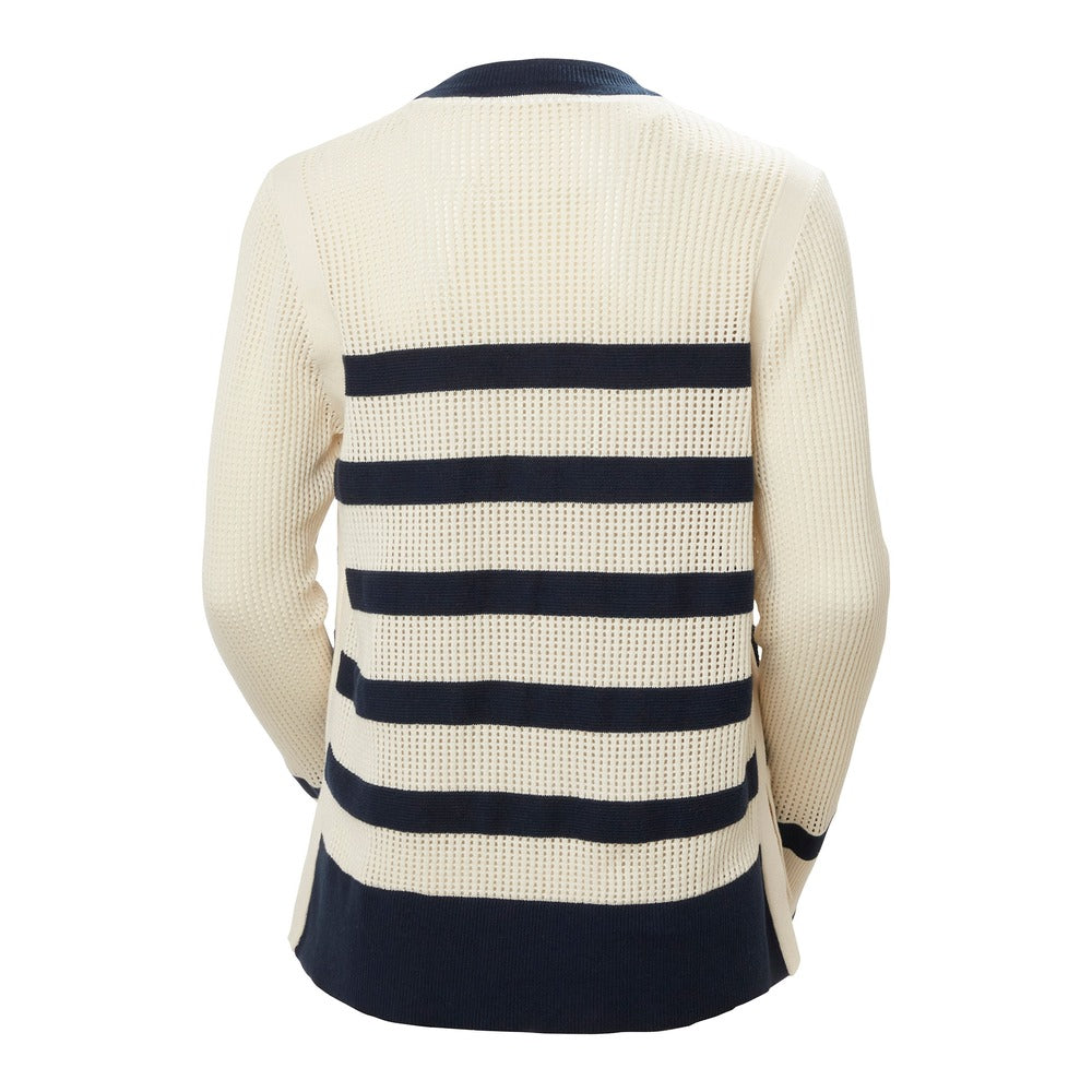 Helly Hansen Women's Portofino Knit Sweater - Navy / Cream Stripe
