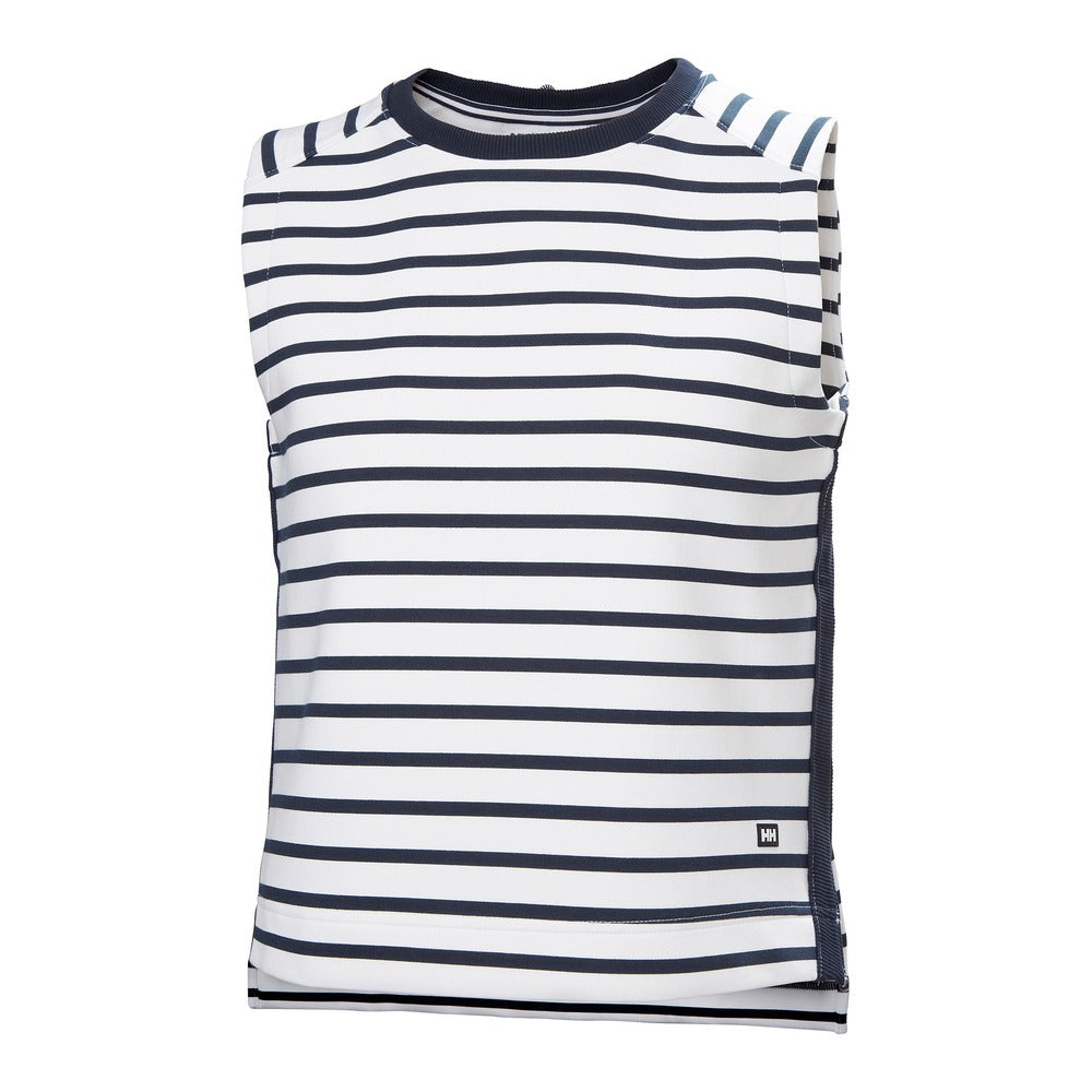 Helly Hansen Women's Capri Summer Top - White Navy Stripe