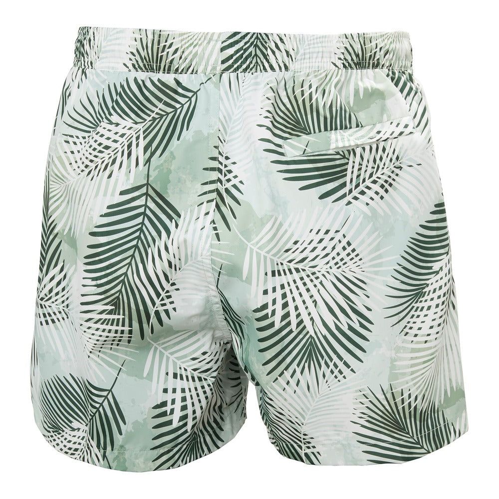 Helly Hansen Men's Newport Trunk 4.5" - Green Wave Leaf Aop
