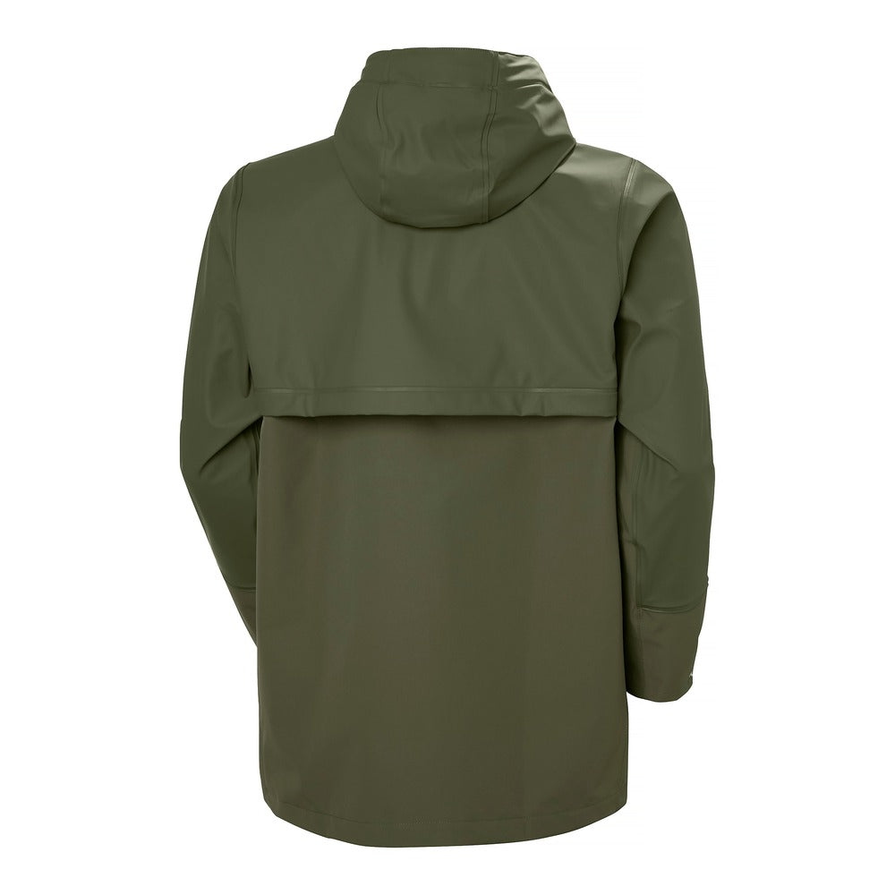 Helly Hansen Men's HH Seaborn Hybrid Rain Coat - Just Olive
