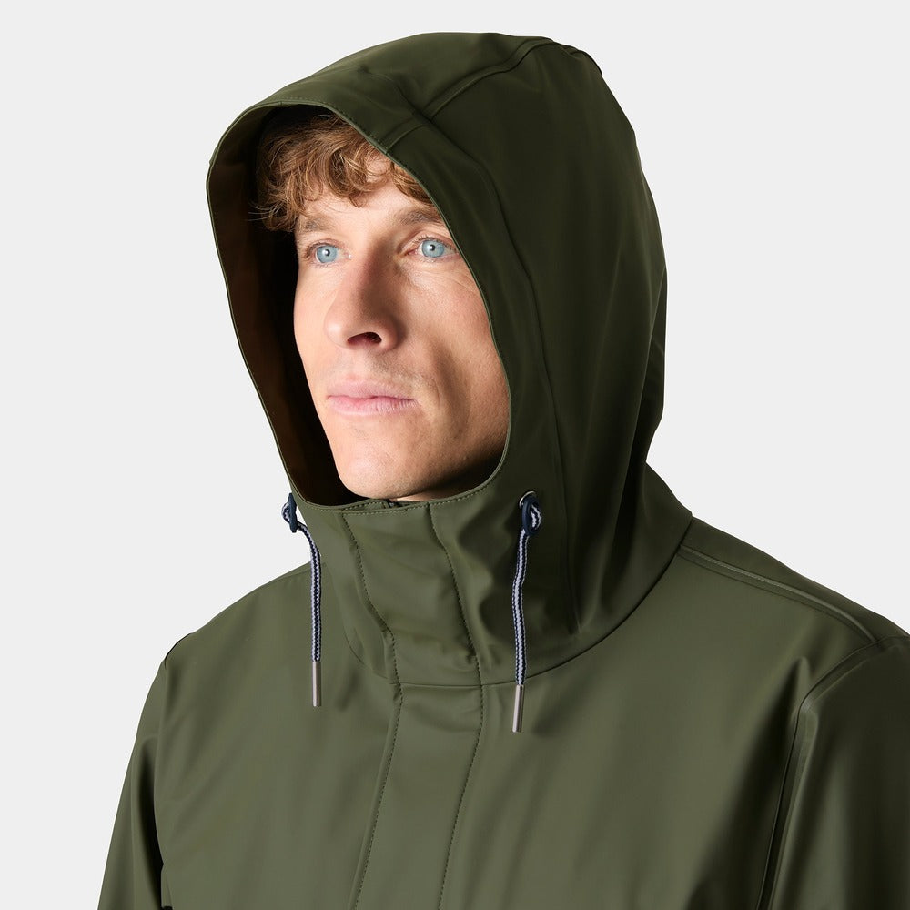 Helly Hansen Men's HH Seaborn Hybrid Rain Coat - Just Olive