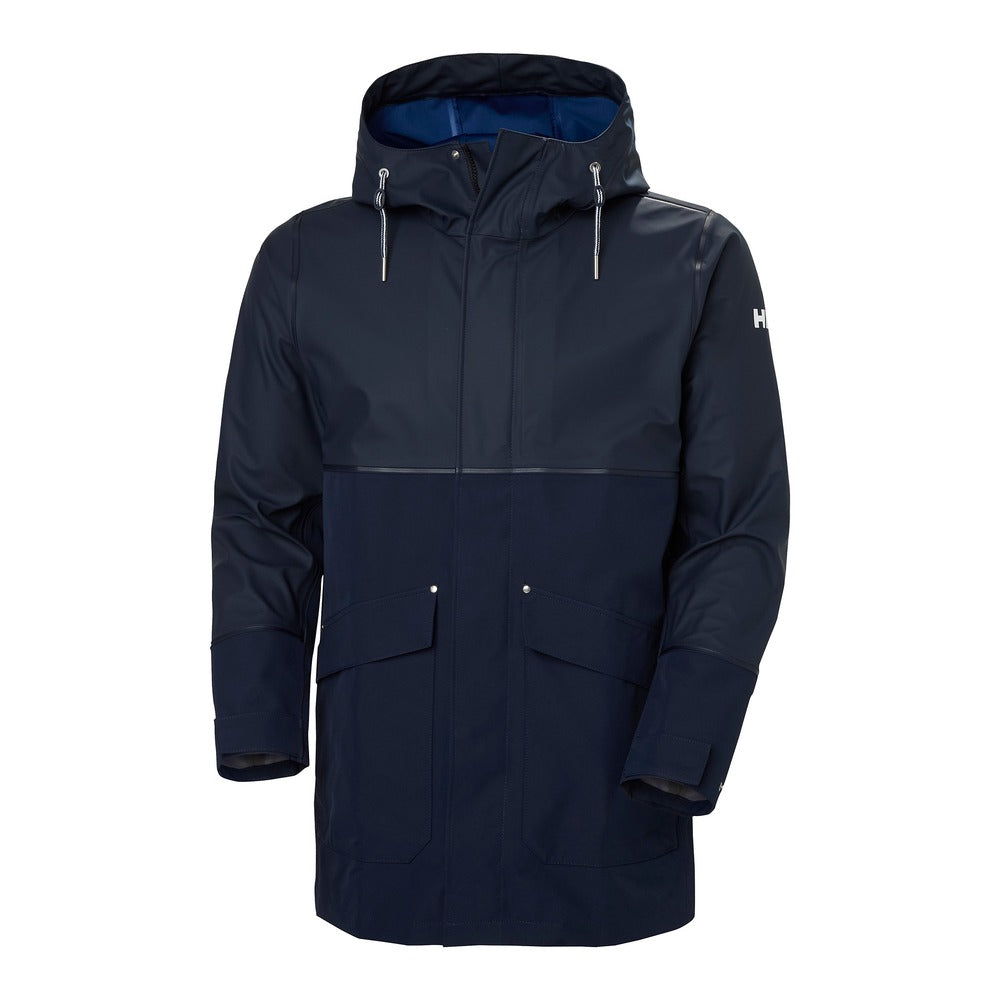 Helly Hansen Men's HH Seaborn Hybrid Rain Coat - Navy